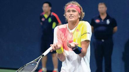 Fassungslos in New York. Alexander Zverev schied überraschend aus.