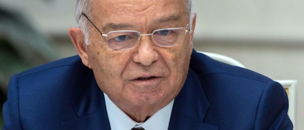 Der Präsident von Usbekistan Islam Karimow.
