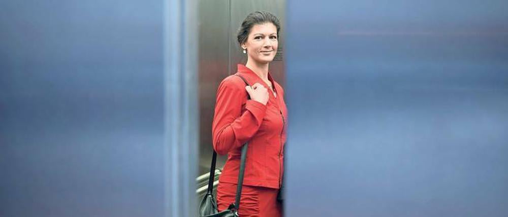 Markig. Viele wählen die Linkspartei inzwischen nur wegen Sahra Wagenknecht. 