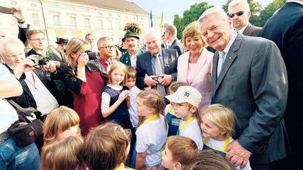 Gastgeber. Gauck und Schadt hatten die Idee zum Bürgerfest.