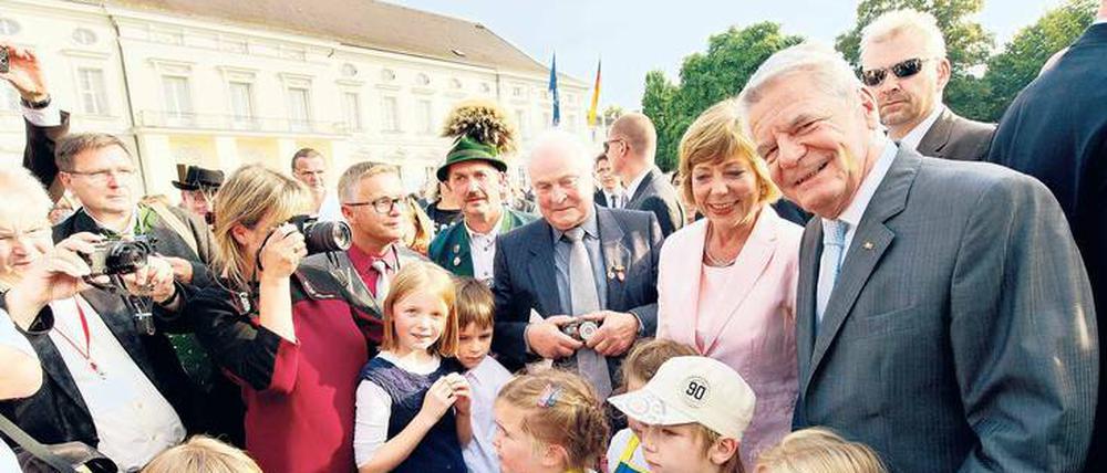 Gastgeber. Gauck und Schadt hatten die Idee zum Bürgerfest.