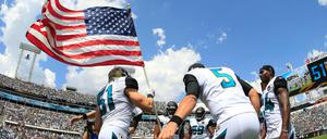 Niemals vergessenÖ Football und Patriotismus passt zusammen - vor allem an einem so emotionalen Gedenktag wie dem 11. September