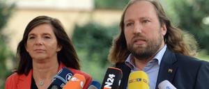Die Fraktionsvorsitzenden der Grünen, Katrin Göring-Eckardt und Anton Hofreiter, zählen zu den vier Anwärtern auf den Posten als Spitzenkandidat für die Bundestagswahl 2017. 