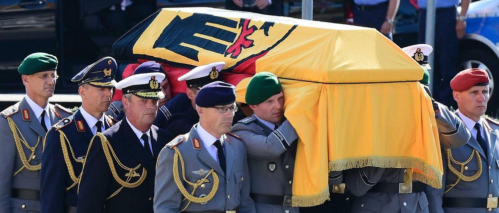 Mit einem Staatsakt hat Deutschland Abschied vom ehemaligen Bundespräsidenten und Außenminister Walter Scheel genommen.
