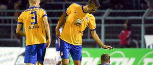 Spitzenspiel der Zweiten Liga, demnächst auch bei RTL: Erzgebirge Aue - Eintracht Braunschweig.