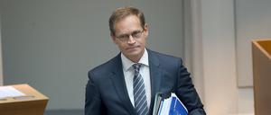 Berlins regierender Bürgermeister Michael Müller (SPD) im Abgeordnetenhaus in Berlin.