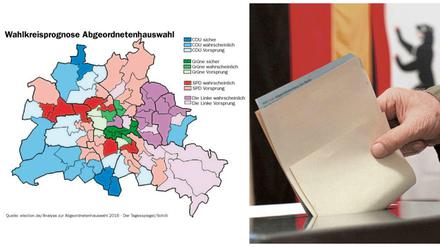Die Prognose, knapp eine Woche vor der Berlin-Wahl.