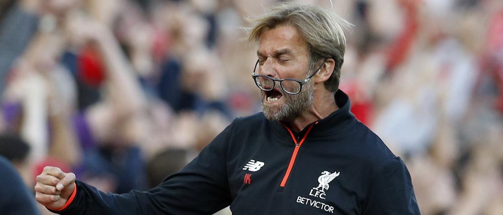 Jürgen Klopp verlor beim Torjubel seine Brille