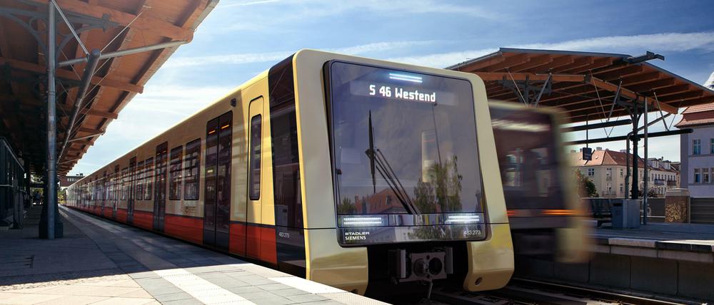 Noch vier Jahre, dann soll in Berlin eine neue S-Bahn rollen. Die Kosten: Ein "hoher dreistelliger Millionenbetrag" für die ersten 106 Züge. Fahren sollen sie auf der Ringbahn (S 41, S 42) und den südöstlichen Zubringern S 47, S 46 und S 8. Von außen kennen wir das Exemplar schon: platte, schräge Schnauze, kantige Form. Jetzt zeigt Siemens aber auch zum ersten Mal, wie das ganze von innen aussehen soll, und man sieht sofort...