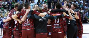 Wollen heute wieder jubeln. Die Füchse Berlin können ihren Weltpokal-Titel in Doha verteidigen.