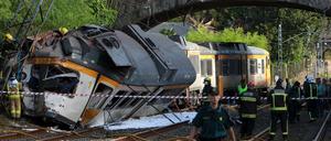 Zugunglück in Spanien. 
