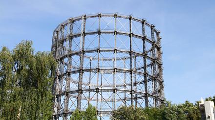 Der ehemaligen Gasspeicher "Gasometer" in Berlin-Schöneberg.