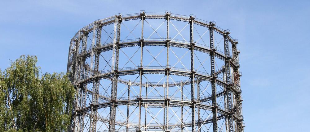 Der ehemaligen Gasspeicher "Gasometer" in Berlin-Schöneberg.