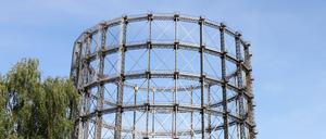 Der ehemaligen Gasspeicher "Gasometer" in Berlin-Schöneberg.