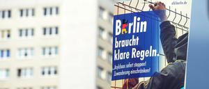 Die Wahlplakate der AfD in Berlin.