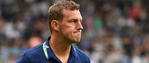 Der Schalker Trainer Markus Weinzierl fordert von seiner Mannschaft mehr Einsatz.