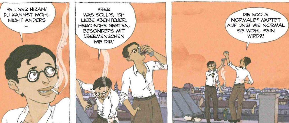 Der Philosoph in jungen Jahren: Eine Seite aus dem besprochenen Buch.