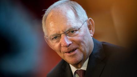 Bundesfinanzminister Wolfgang Schäuble (CDU).