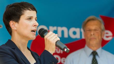 Die AfD-Bundesvorsitzende Frauke Petry