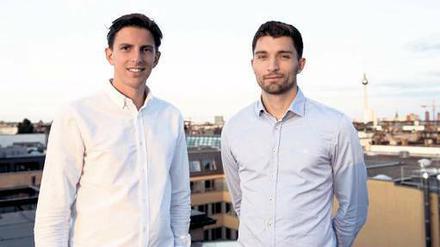 Die Gründer von Perdoo, Henrik-Jan van der Pol (links) und Jonathan Morrice.