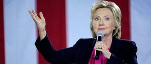 Präsidentschaftskandidatin Hillary Clinton auf einem Archivbild von Anfang September.