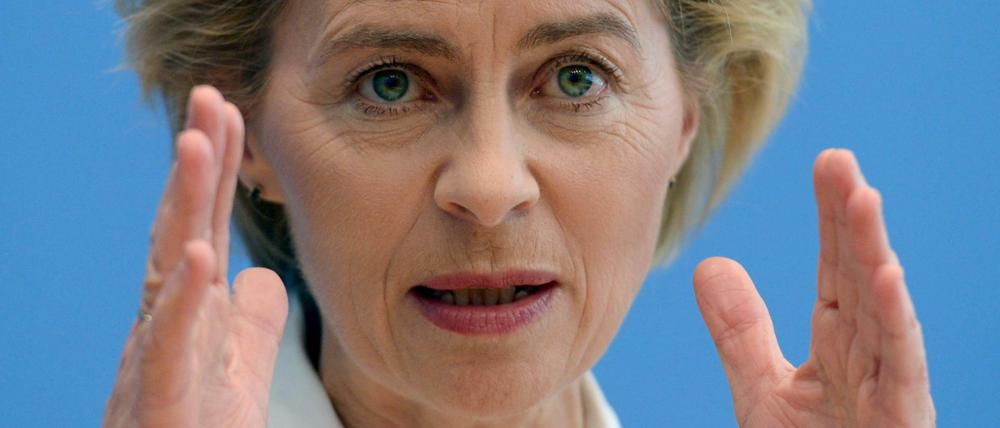 Verteidigungsministerin Ursula von der Leyen (CDU).