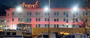 Groß-Razzia im Bordell Artemis in der Nähe des Funkturms in Berlin Charlottenburg. 