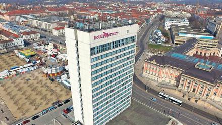 Über die Zukunft des Mercure-Hotels in Potsdam wird seit Jahren gestritten. 