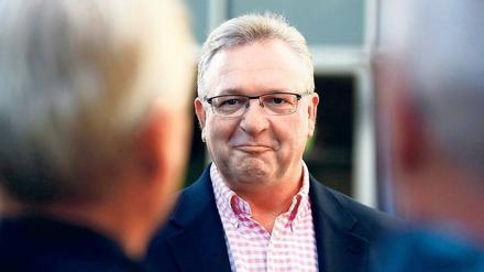 Frank Henkel äußerte sich am Wahlabend nicht zu seiner persönlichen Zukunft.
