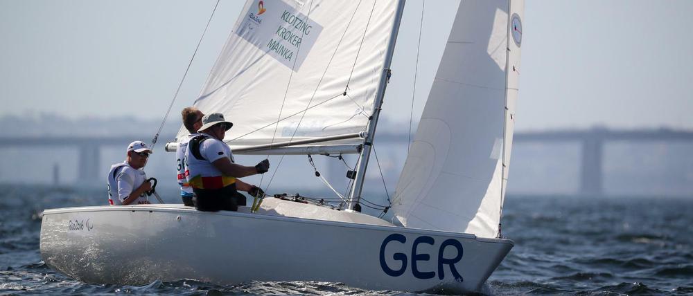 Flaute. Segeln wird in Rio zum letzten Mal als paralympische Disziplin dabei sein.