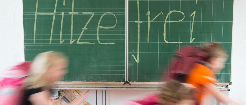 Hitzefrei. In Berlin gibt es das allerdings nicht mehr.