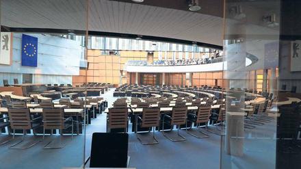 Auszug aus dem hohen Haus. Viele Volksvertreter nehmen nun Abschied vom Abgeordnetenhaus.