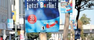 AfD-Wahlplakate in Berlin