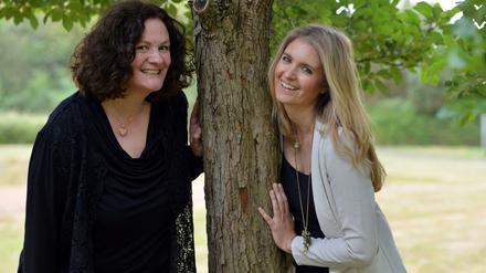 Das ehemalige Model Felicity Gain (r.) traf ihre Lebensretterin Siobhan Kirsten Mansfield.