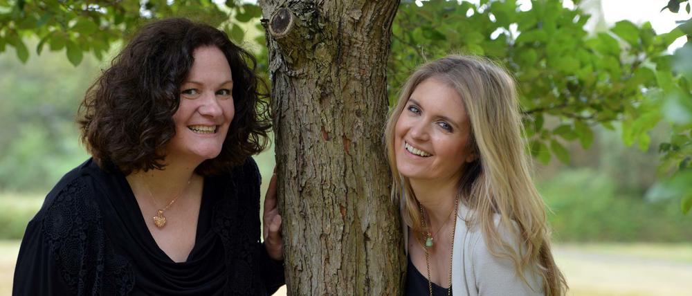 Das ehemalige Model Felicity Gain (r.) traf ihre Lebensretterin Siobhan Kirsten Mansfield.