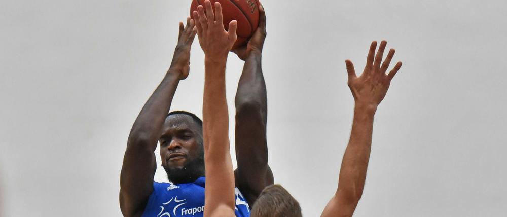 Mike Morrison von den Skyliners Frankfurt kann sich vielleicht bald Weltpokalsieger nennen.