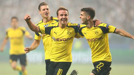Mario Götze eröffnete den Torreigen.