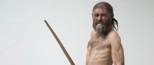 Interpretation. So könnte der Mann ausgesehen haben, der vor 5300 Jahren durch die Alpen wanderte.