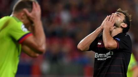 Der Ärger war riesig bei Bayer Leverkusen nach dem Spiel.