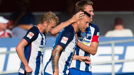 Traf gegen Ingolstadt und auch im Testspiel gegen Hertha II: Julian Schieber.