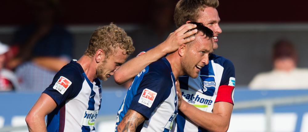 Traf gegen Ingolstadt und auch im Testspiel gegen Hertha II: Julian Schieber.