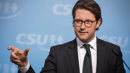 CSU-Generalsekretär Andreas Scheuer.