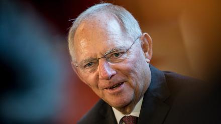 Finanzminister Wolfgang Schäuble. 