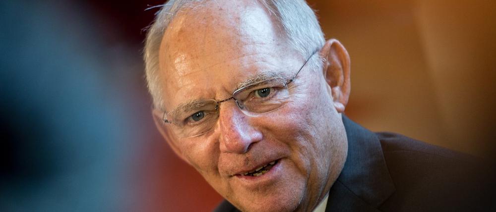 Finanzminister Wolfgang Schäuble.
