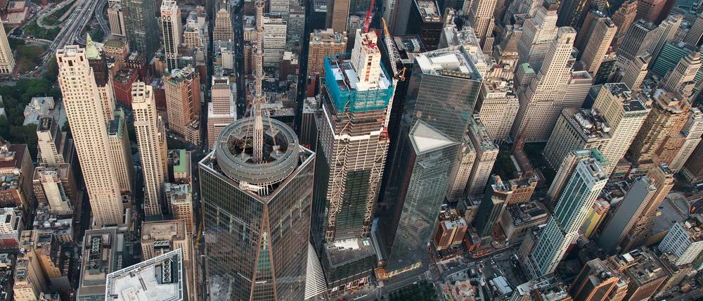 New York von oben. 