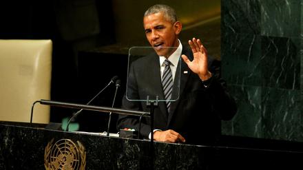 US-Präsident Barack Obama am Dienstag vor den Vereinten Nationen in New York.