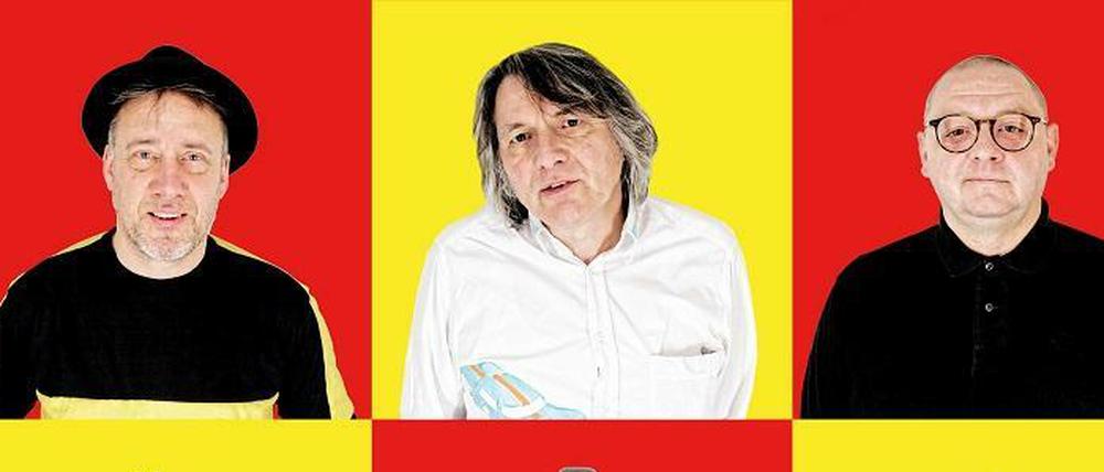 Die Soulpunker von Family 5 mit dem Sänger und Texter Peter Hein oben in der Mitte.