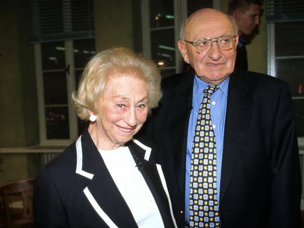 Teofila und Marcel Reich-Ranicki im Jahr 2001.