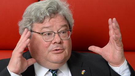 Der Europaabgeordnete Reinhard Bütikofer (Bündnis 90 / Die Grünen).