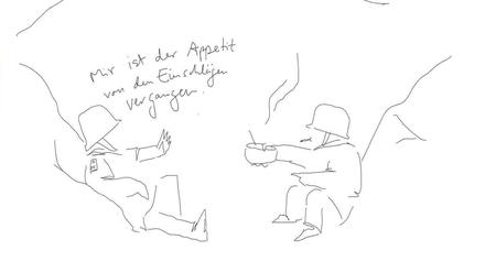 Verloren in der Landschaft. Eine Szene aus dem besprochenen Buch.